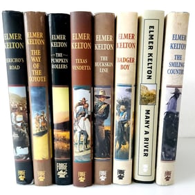 Great Collection of Eight (8) Hardcover Elmer Kelton 1st Editions