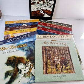 Bev Doolittle Calendar Lot with Book
