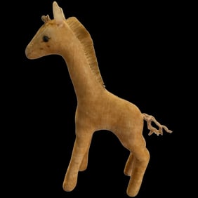 6 1/4" Vintage Velveteen Steiff Giraffe 1960's Germany