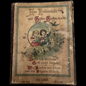 Antique German children's book 1899 Ernest Kaufmann
