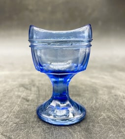 Vintage Eye Wash Rinse Cup Cobalt Blue Glass collyrium Medicine Eyecup