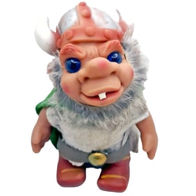 1966 Unique 7” Vinyl Viking Troll Marked “John Nissen Denmark”
