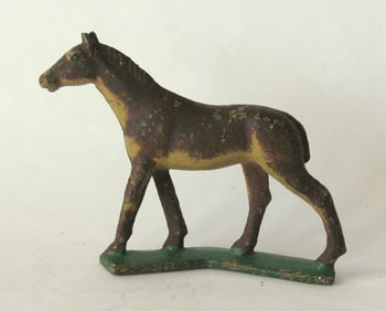 Antique cast iron horse paper weight