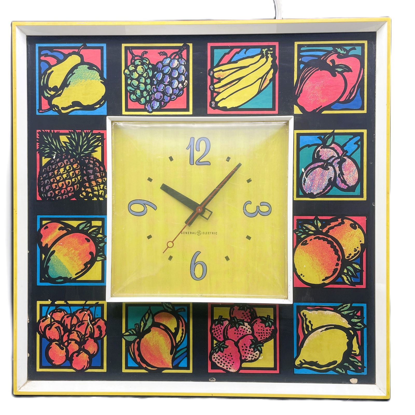 Groovy GE WALL CLOCK Retro Cool! (1 of 6)