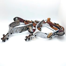 Pair of 315 Kelly Cowboy Rodeo Spurs