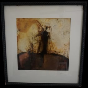 Original Encaustic Painting signed