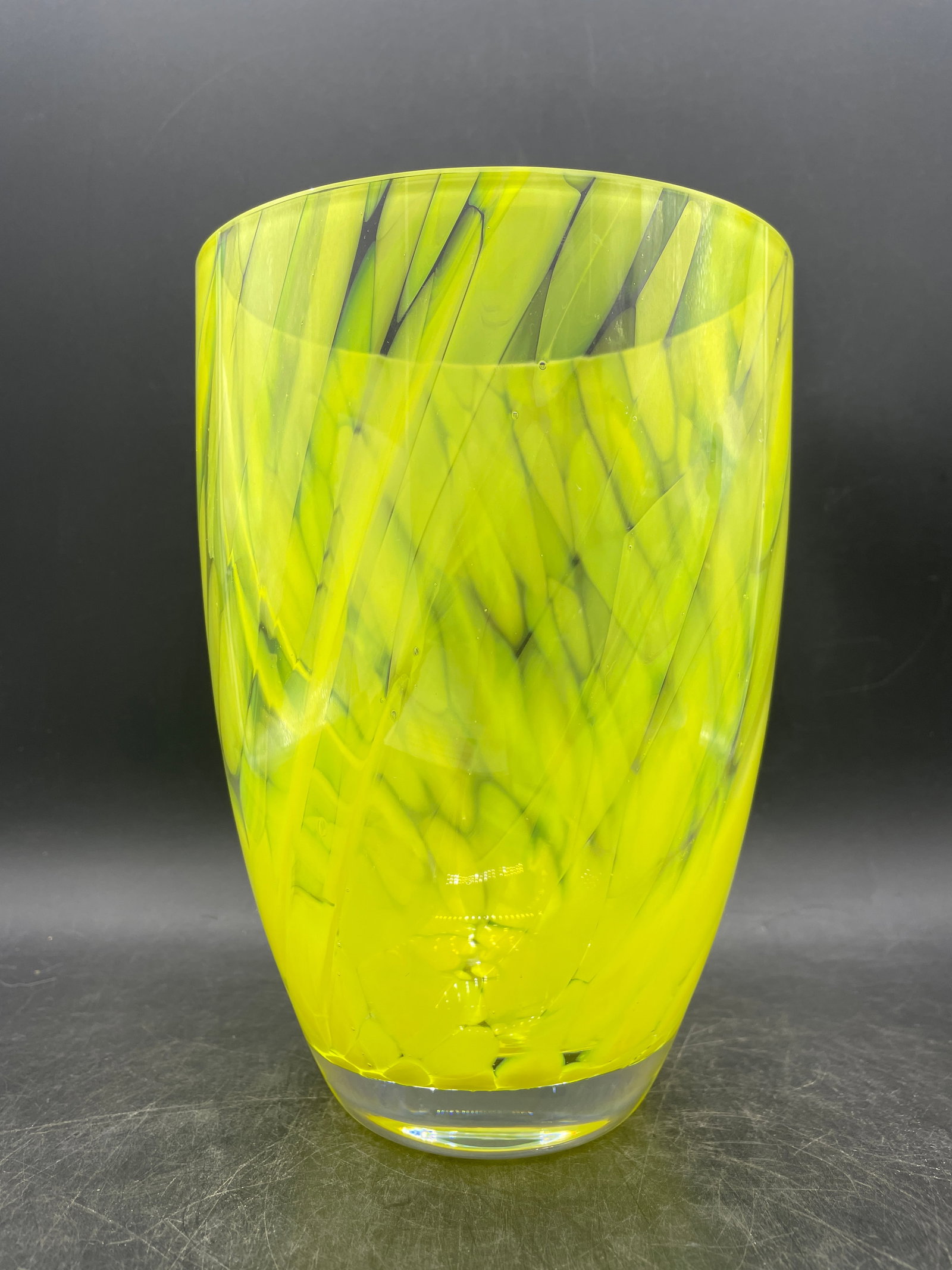 Stunning Czech Art Glass Vase: Title: Stunning Czech Art Glass Vase Date/Period: unknown Dimension: Approx 8 x 6 Material: glass Additional Information: Czech Art Glass Vase. This lovely piece is attributed to Jan Gabrhel (1930-201