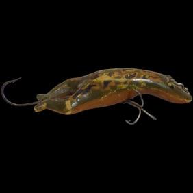 Vintage Heddon Luny Frog 3409 B Fishing Lure
