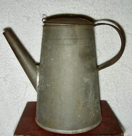 7” Tin Coffee Pot, 19th Century