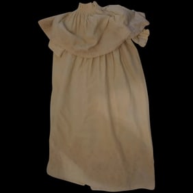 Antique Art Nouveau childs postmortem Bereavement gown