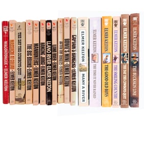 Large lot of Elmer Kelton 1st edition Bantam Paperbacks 1976-1989