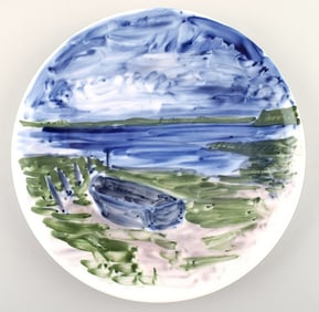 Lars Swane for Royal Copenhagen, unique sample plate.