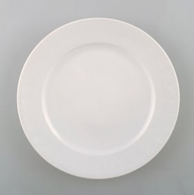 Royal Copenhagen Axel Salto service, White. Lunch plate.