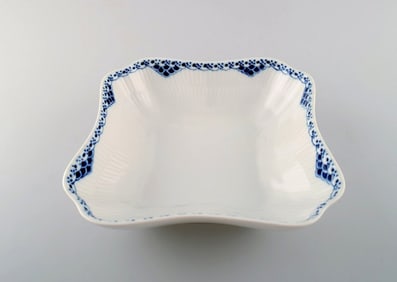 Royal Copenhagen blue painted Princess bowl in porcelain. Model Number 708.