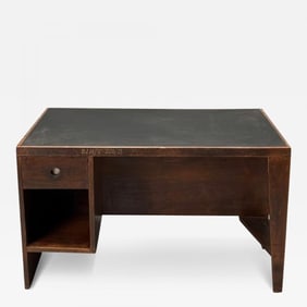 Pierre Jeanneret, French Mid-Century Modern, Pigeonhole Desk, Teak, Chandigarh