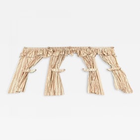 Pink Pastel Stripe Curtains, Window Treatments, Valances, Scalamandre