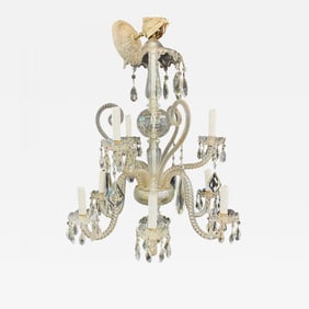 Fine Cut Crystal Venetian Style Chandelier
