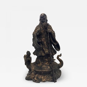 18th-19th Century Figure One of the Three Gods of Good Fortune