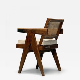 Pierre Jeanneret, French Mid-Century Modern, Arm Chair, Chandigarh c. 1960s