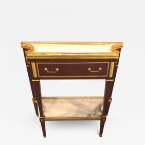 Russian Neoclassical Style Console/Server or Commode with Marble Top