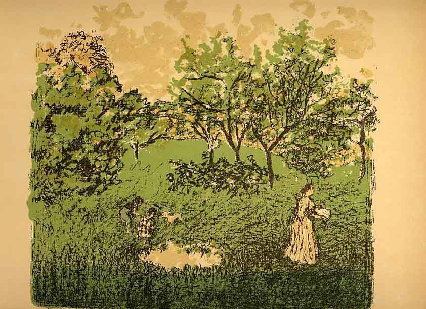 Pierre Bonnard Lithograph 95 Le Verger 1952 (1 of 1)