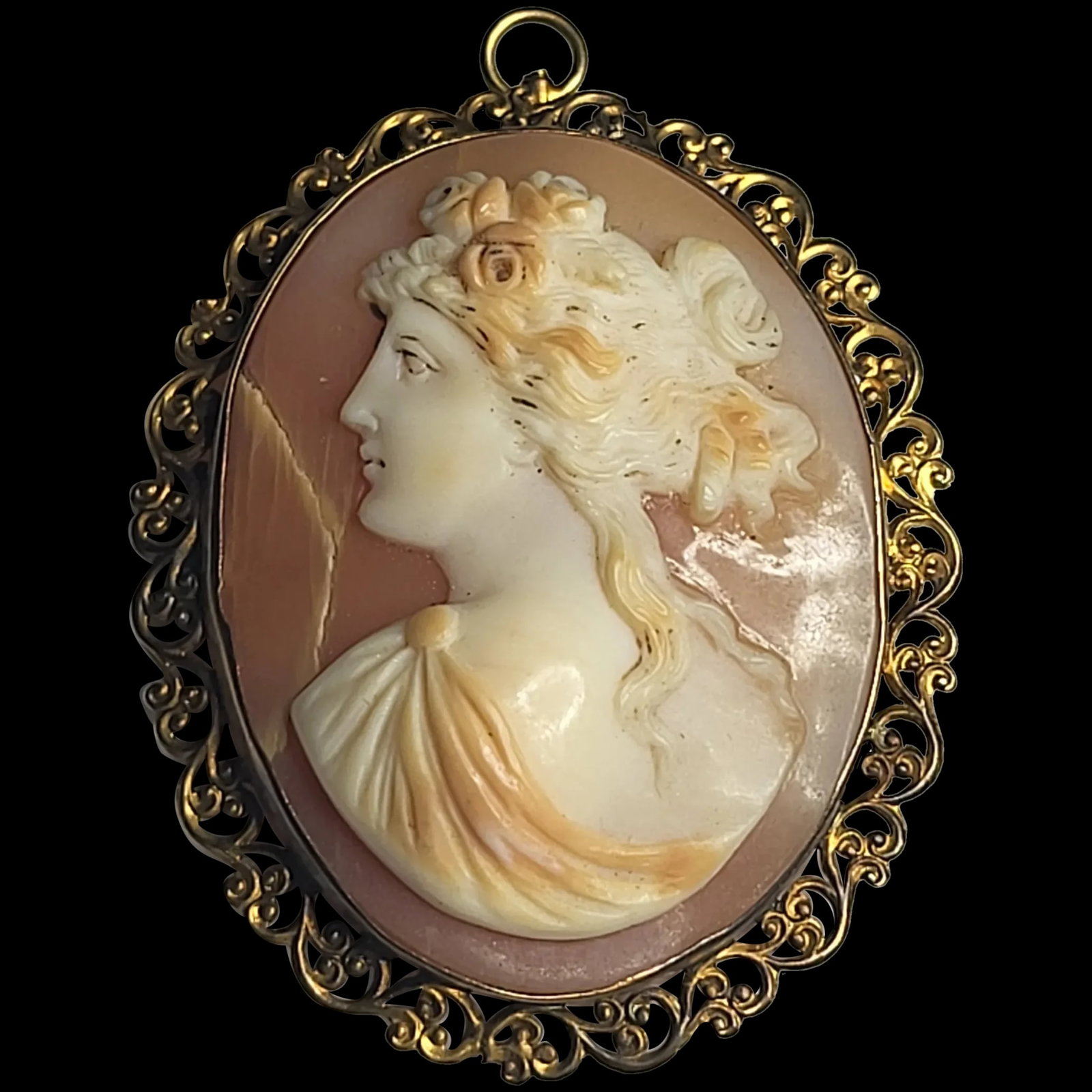 Vintage Cameo Pin/Pendant/Brooch (1 of 5)
