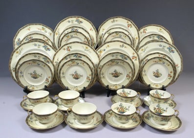 Limoges France 1921 Montreux HAVILAND Octagonal Dinner SET Salad Bread Plate Cup