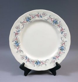 Paragon ROMANCE DINNER Plate Silver Platinum Rim England