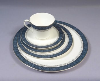 ROYAL DOULTON Sherbrooke Place Setting Dinner Salad Plate cup H5009 England