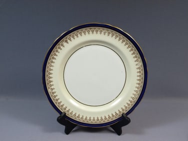 Aynsley Cobalt Blue Gold Dinner Plate Bone china B3921 England