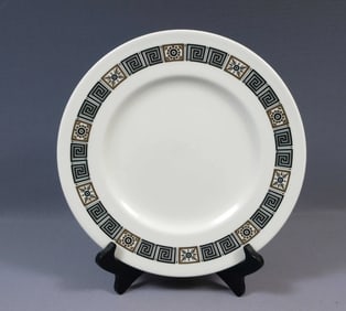 Wedgwood ASIA Black Dinner Plate England R4288