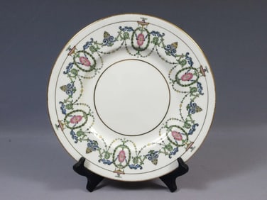 Minton Adam H2581 DINNER Plate Neoclassical Laurel Wreaths Scrolls ANTIQUE