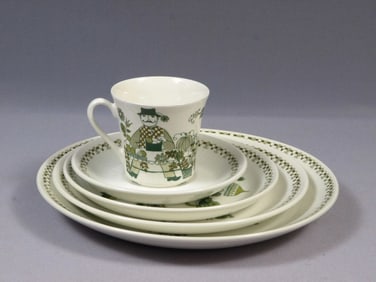 Figgjo Norway MARKET PLACE SETTING Dinner Salad Bread Plate Cup