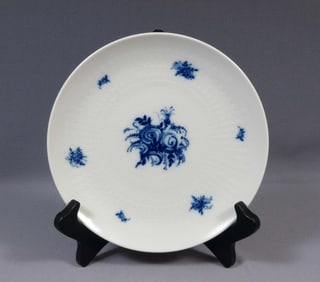 Vintage ROSENTHAL Bjorn RHAPSODY Romance Luncheon Salad Plate Blue Germany