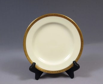 Minton H2849 GOLD Encrusted Salad Luncheon Plate c. 1913 Birks England