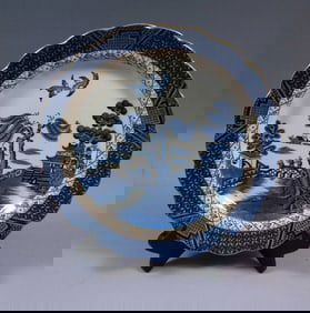 BOOTHS England Real Old Willow Dinner Luncheon Plate A8025 10" Vintage