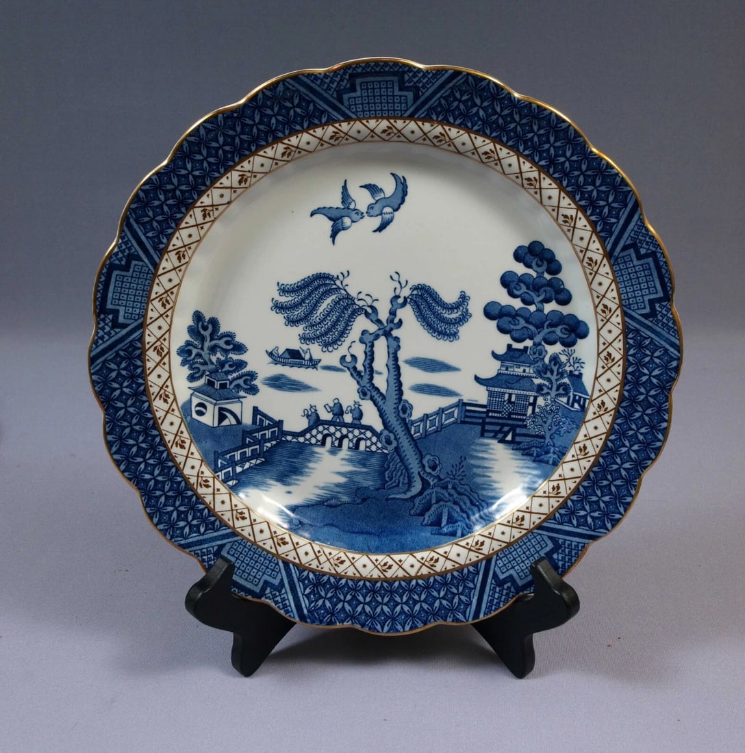 BOOTHS England Real Old Willow Dinner Luncheon Plate A8025 10" Vintage (1 of 4)