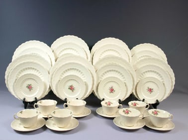 OLD MARK Copeland Spode Billingsley Rose Dinner set Salad Bread Plate Cup