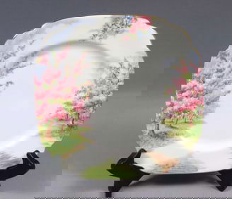 Royal Albert Blossom Time DINNER Plate Square Gold Bone China England