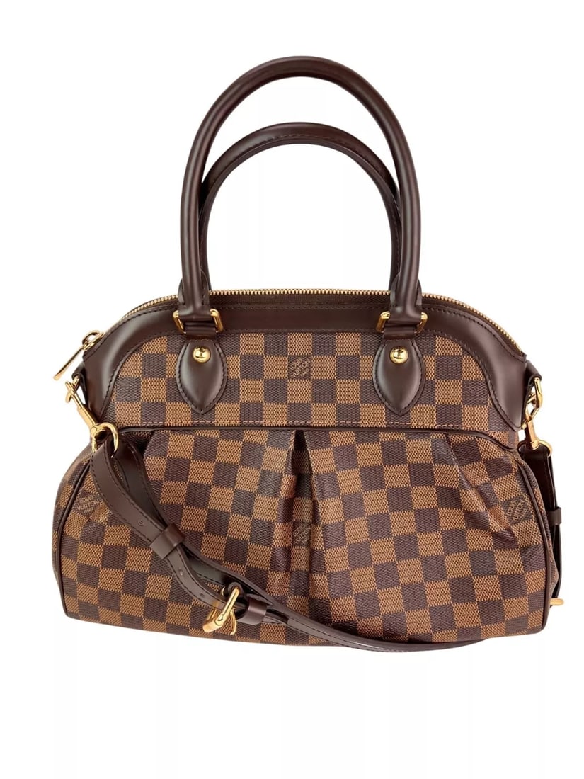 Louis Vuitton Trevi PM Damier Ebene Canvas Shoulder Hand Bag (1 of 20)