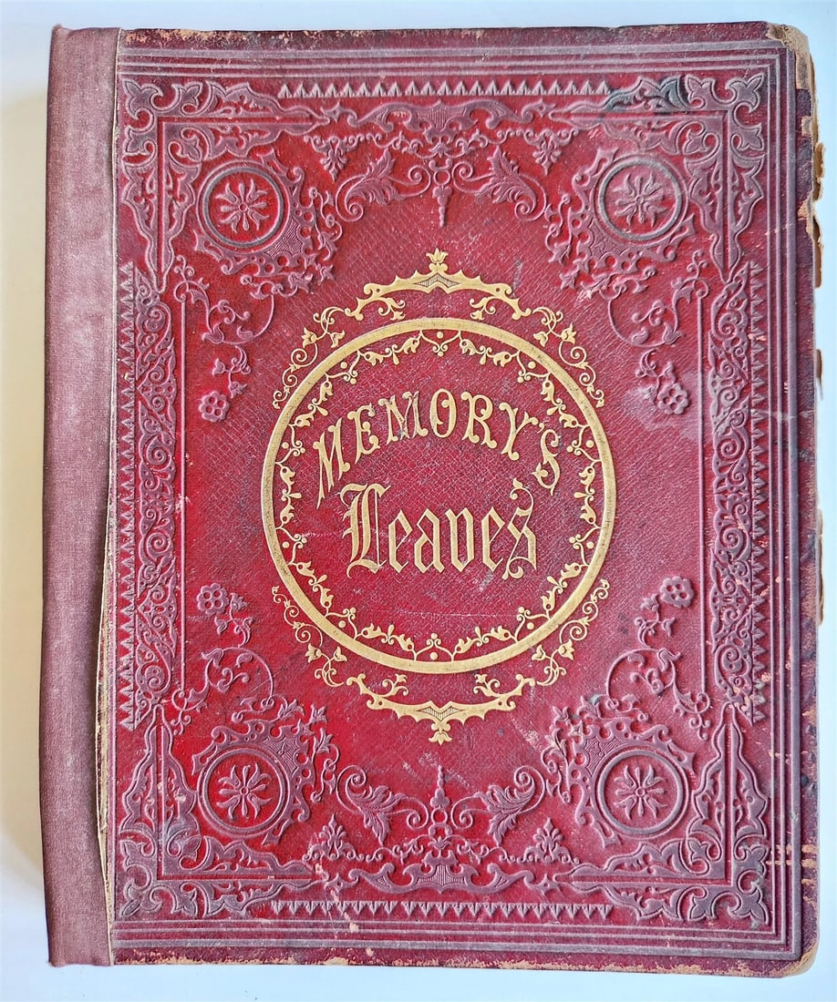 1860-1865 CIVIL WAR ERA NC AUTOGRAPH ALBUM AMICORUM antique AMERICANA MANUSCRIPT (1 of 20)