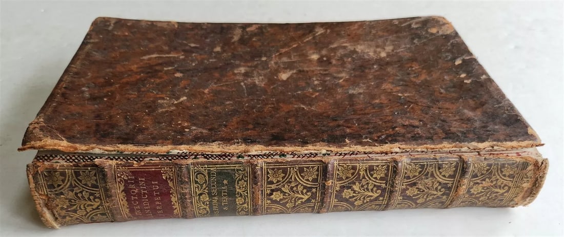 19th century MANUSCRIPT BENEDICTINE PERPETUAL DIRECTORY antique FOLIO (1 of 13)