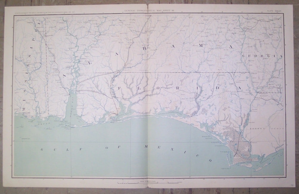 General Topographical Map. Sheet XII (1 of 1)