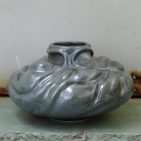 Christina Muff, Danish contemporary ceramicist (b. 1971). Sculptural one of a kind vase made from