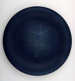 Ipsens, Copenhagen, number 2, ceramic dish, fish in relief.