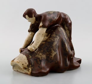 Saxbo. 'Tanner', Figure stoneware, created by Hugo Liisberg (1896-1958)