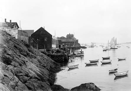 1899, MARBLEHEAD BAY, Massachusetts: Title: 1899, MARBLEHEAD BAY, Massachusetts Artist/Source: DETROIT PUBLISHING CO. Original Date: (SEE TITLE) Dimensions: 8X10 or 10X8 ACCORDINGLY Description: || UNITED STATES SHIPPING ONLY! || This lo