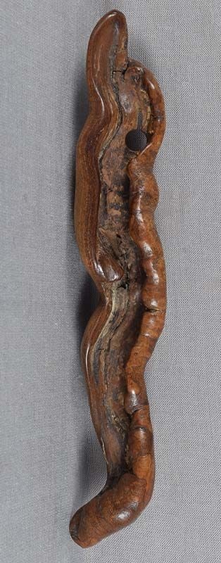 19c SASHI NETSUKE root wood scholar object (1 of 6)