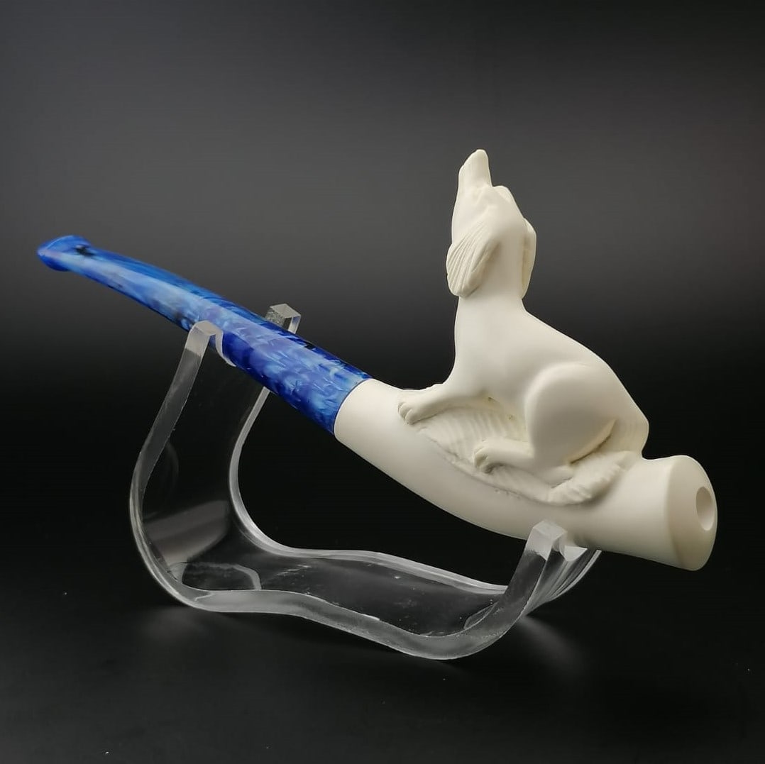 Dog Meerschaum Cigarette Holder (1 of 6)