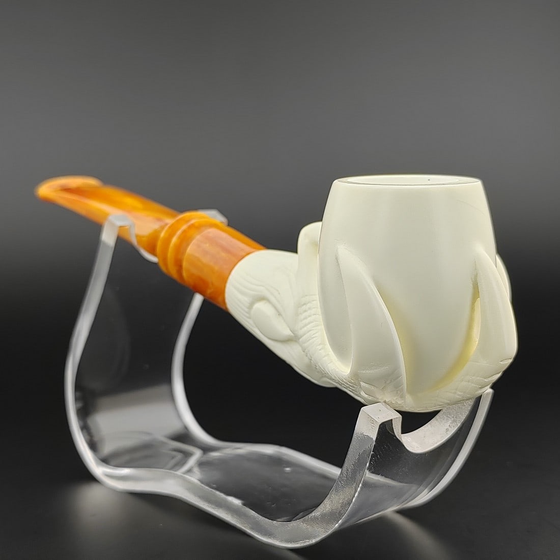 Eagle Claw Meerschaum Pipe,Colorful Pipe (1 of 8)